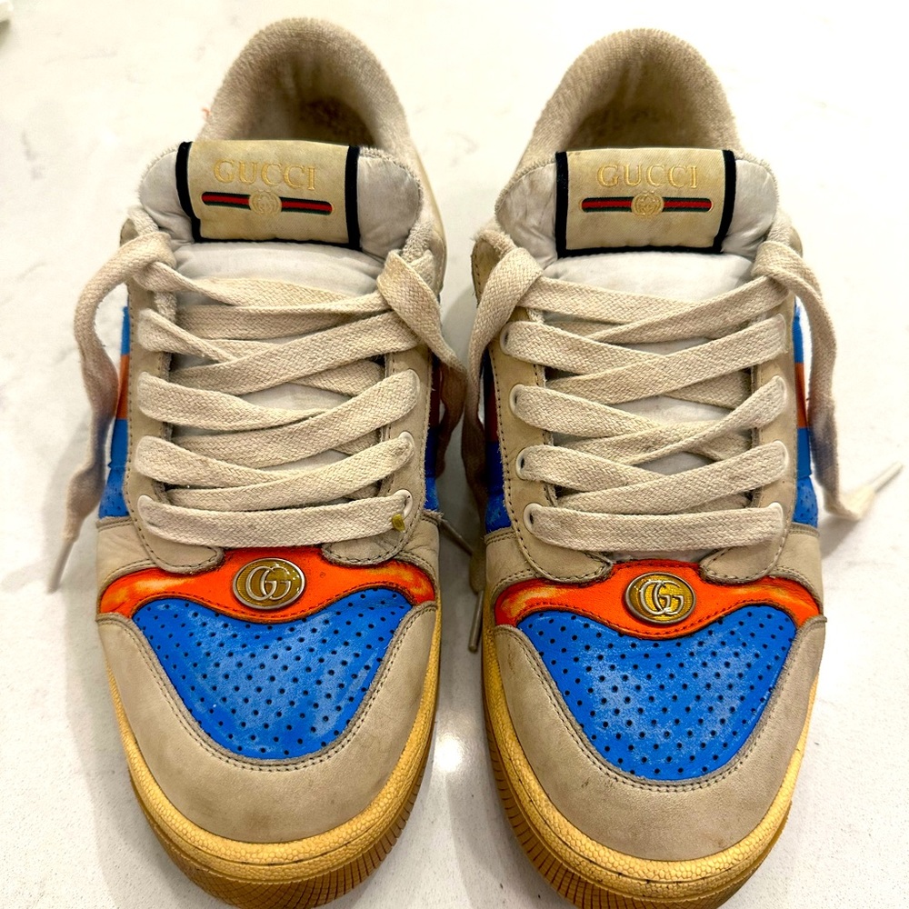 Gucci Shoes MEN'S SCREENER GG SNEAKER Size 9.5 USA